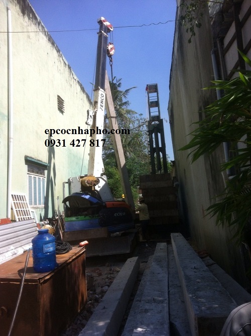 Ép cọc bê tông quận 1
