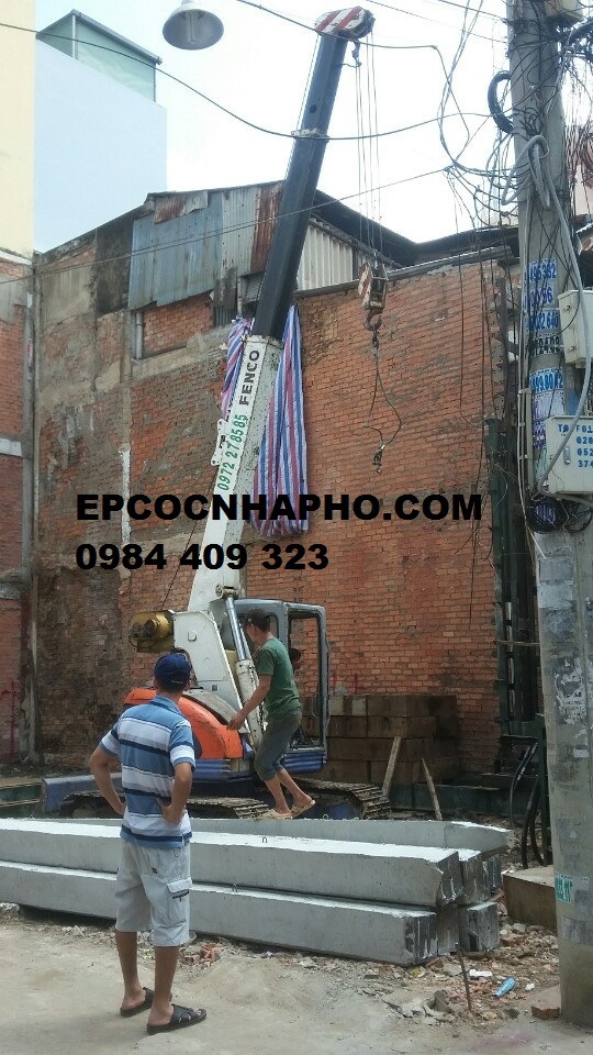 ép cọc bê tông thuận an
