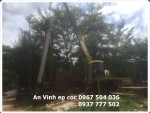 Ép cọc Nền Móng Việt thi công ép cọc đường đi nội bộ nhà biệt thự Đường 22, Linh Đông, Thủ Đức