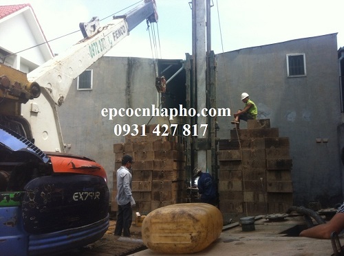Phương pháp ép cọc bê tông tải sắt